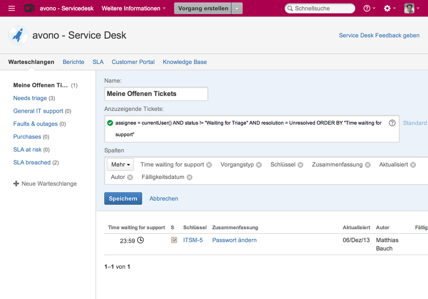 Avono Ag Jira Service Desk